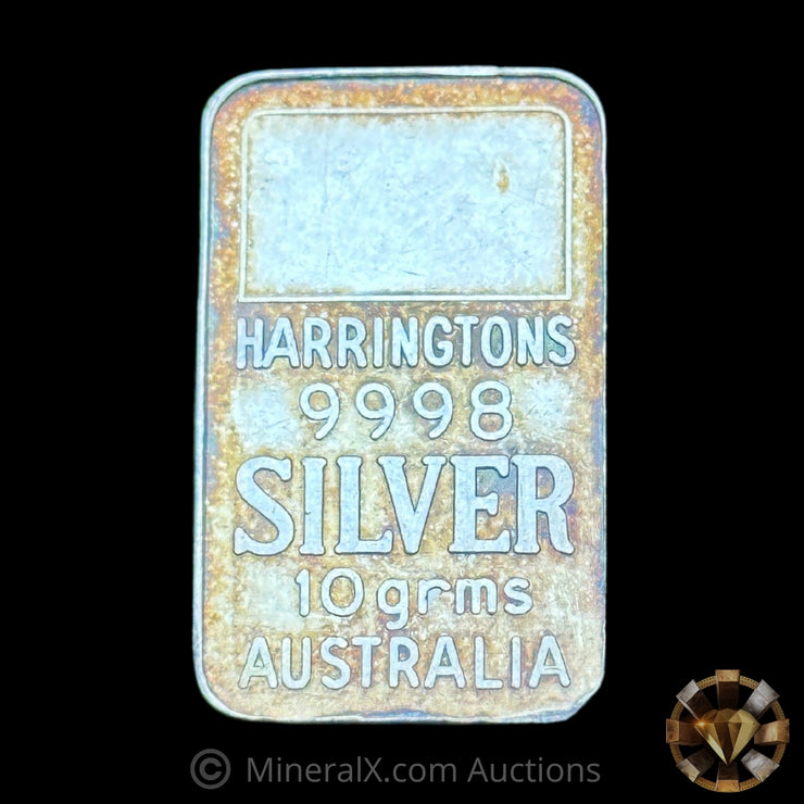 10g Harrington Vintage Silver Bar