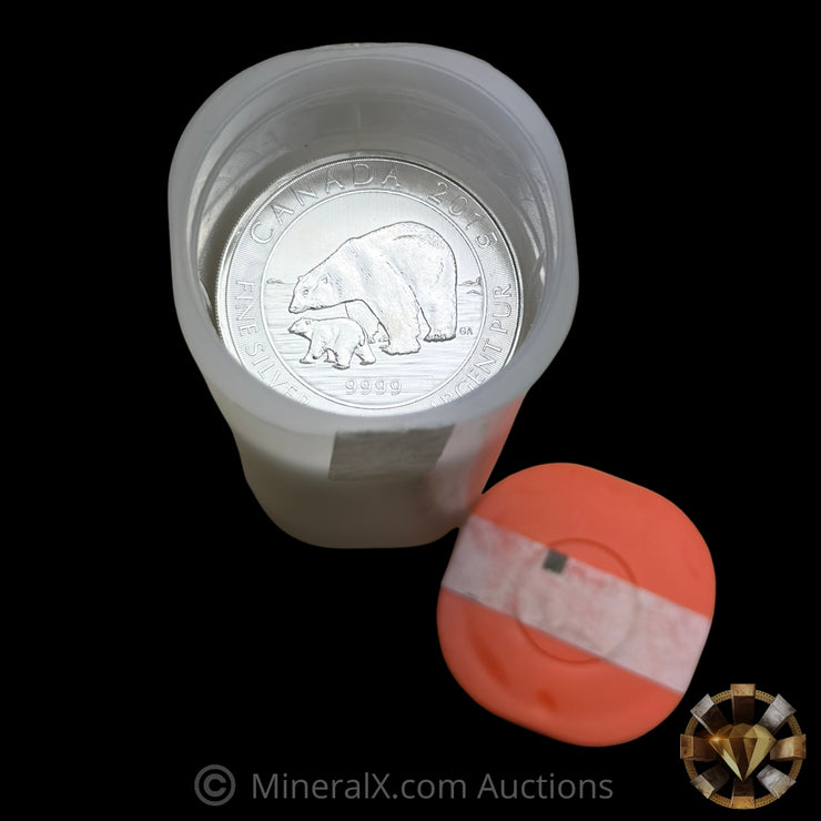 x15 1.5oz 2015 Polar Bear Silver Coins (22.50oz Total Silver)