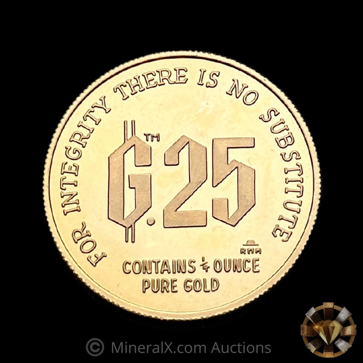 1/4oz Proof 1979 Gold Standard Corporation "Free Choice of Currencies" Vintage Gold Coin