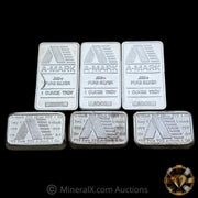 x6 AMARK 1oz Vintage Silver Bars
