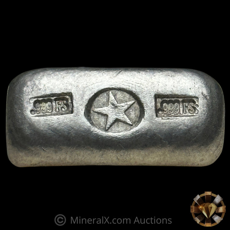 10.4g Lone Star Metals Vintage Poured Silver Bar