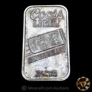Coors Light Silver Bullet 1oz Vintage Silver Bar