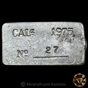 Nevada City Mint With Overstamp Error Vintage Silver Bar