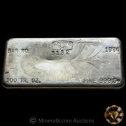 100oz 1984 Sunshine Mining Vintage Poured Silver Bar