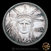 1985 Engelhard MTB Bank 1oz Vintage Liberty Trade Silver Coin