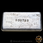 Cascade Refining 10.70oz Vintage Poured Silver Bar