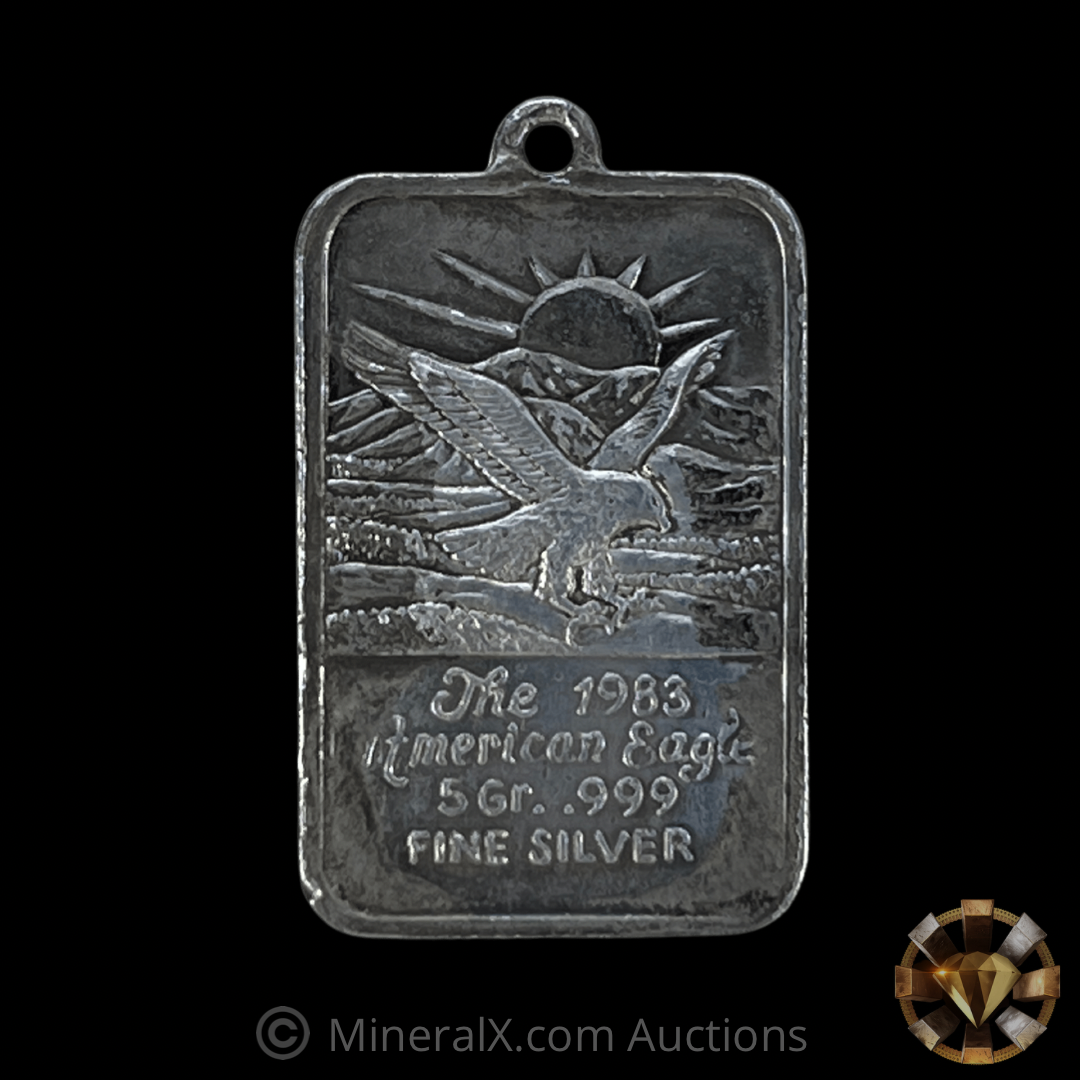 Arian Eagle Iconic Oxidized Silver Pendant PT-026