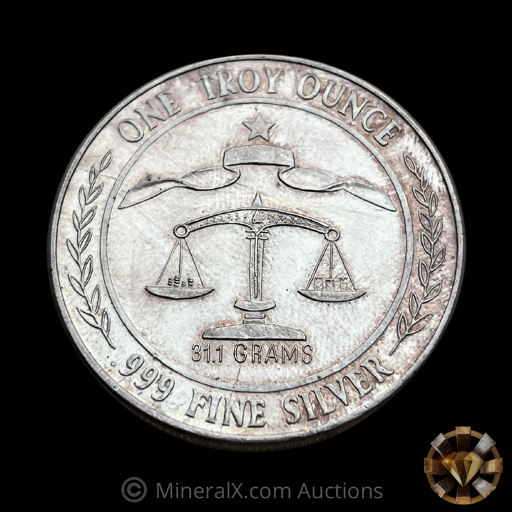 1984 Parliament Shield 1oz Vintage Silver Coin