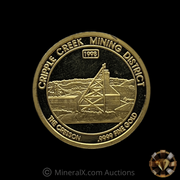 Cripple Creek Mining District 1/2oz Gold Coin (serial 178)