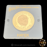 1980 Gold Standard Corporation “Denationalization of Money” Vintage 1/2oz Proof Gold Coin w/ Rare Original Acrylic Case