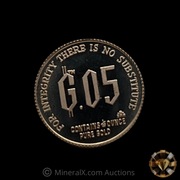 x5 1980 Proof Nicholas L. Deak “Denationalization of Sound Money” Gold Standard Corporation 1/20oz Fractional Vintage Gold Coins (1/4oz of pure gold)