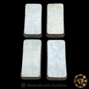 x4 Perth Mint 10oz Poured Silver Bars (40oz Total)
