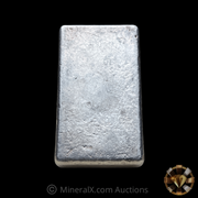 Johnson Matthey Mallory JMM Rare “Flat Mold” Variety Vintage Poured 10oz Silver Bar
