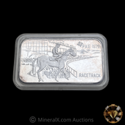 The Delta Mint 1oz “1976 Racetrack” Pressed Vintage Silver Bar