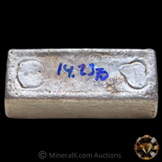 Behr 14.23 oz “Vertical Stamp” Vintage Poured Silver Bar