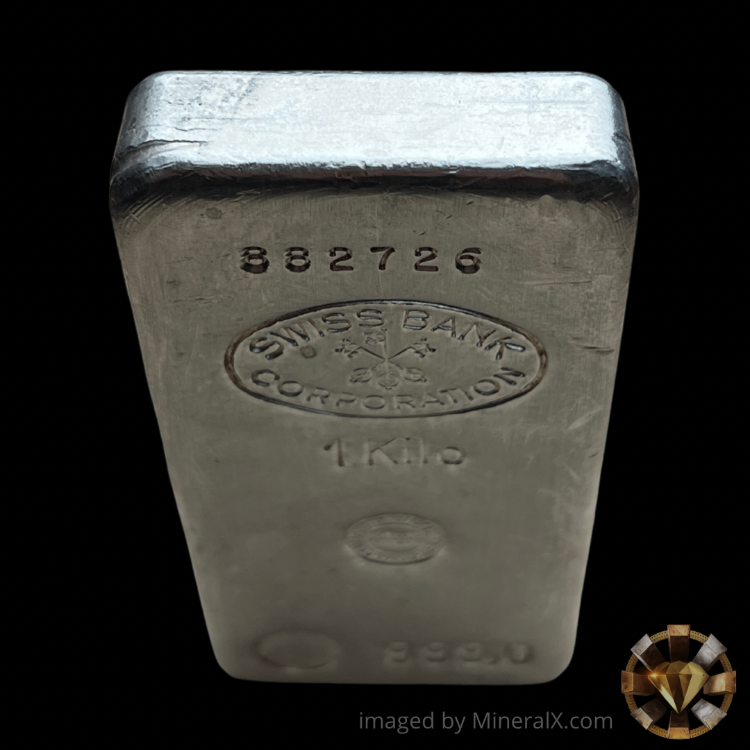 Swiss Bank Corporation / CMP Engelhard Vintage Poured Silver Kilo