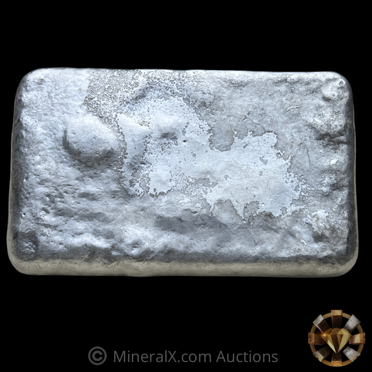 Capital Metals Blank No Hallmark 9.87oz Vintage Poured Silver Bar