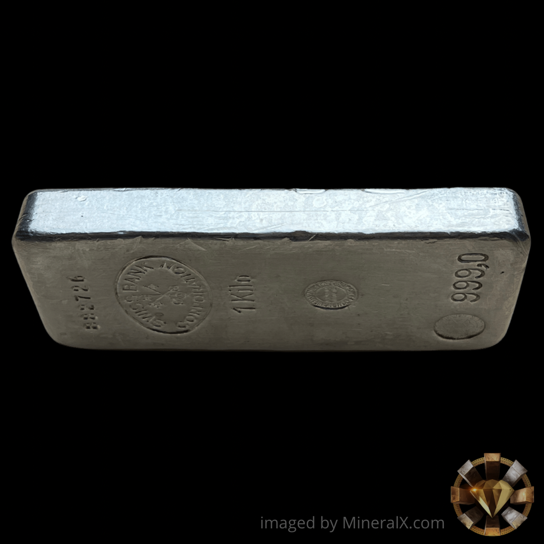 Swiss Bank Corporation / CMP Engelhard Vintage Poured Silver Kilo