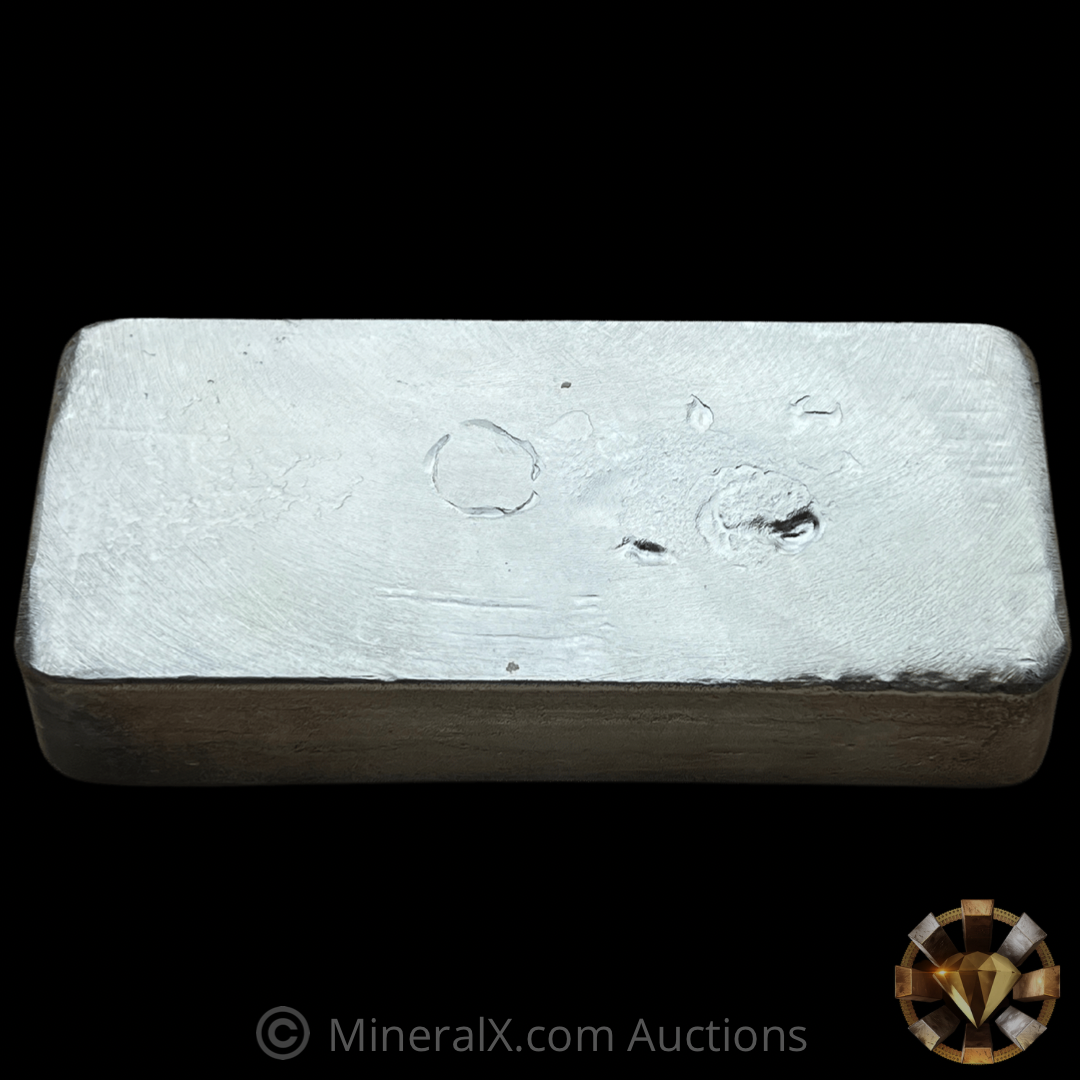 Vintage 1984 Sunshine Mining 100oz Poured Silver Bar – MineralX Vintage 1984 Sunshine Mining 100oz Poured Silver Bar – MineralX