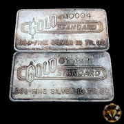 Sequential Engelhard Gold Standard Silver Bars