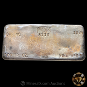 1984 Sunshine Mining 100oz Vintage Poured Silver Bar