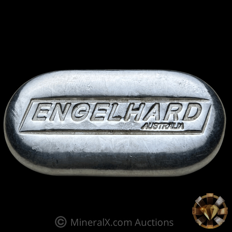 Engelhard Australia 2oz Poured Silver Bar