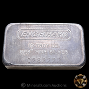 Engelhard 10oz Pressed Vintage Silver Bar
