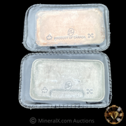 x2 1/2oz National Vintage Pressed Silver Art Bars (1oz Total)