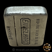Extremely Low Serial W Series Engelhard 10oz Vintage Poured Silver Bar