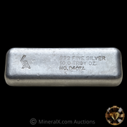 Golden Analytical GA 10oz Vintage Poured Silver Bar