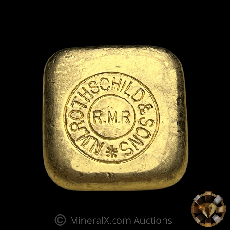 N.M. Rothschild & Sons 50g Vintage Gold Bar