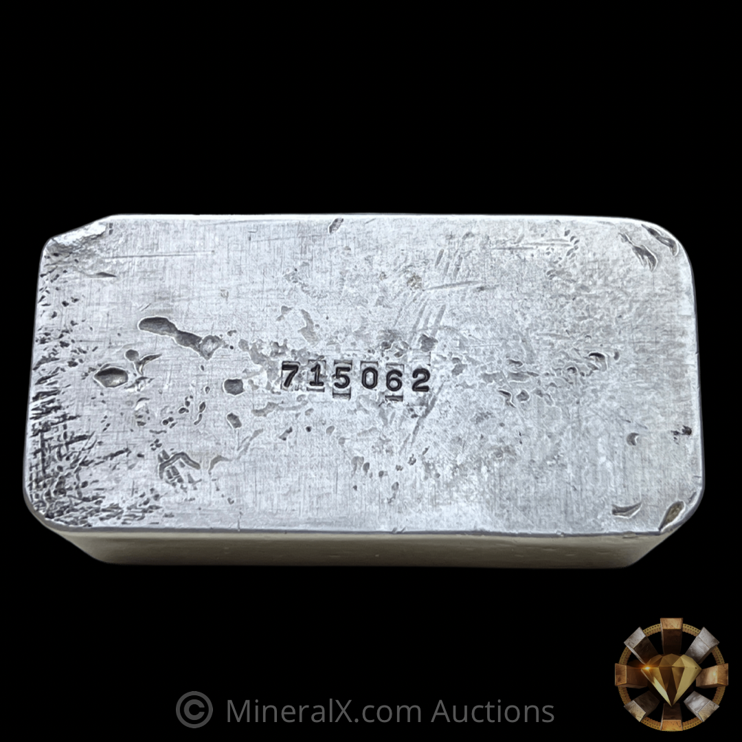 Consolidated Mines & Metals 10oz Vintage Poured Silver Bar – MineralX