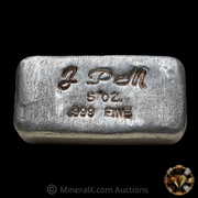 Jackson Precious Metals JPM 5oz Vintage Poured Silver Bar
