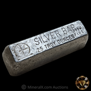 M&B Mining Omega 25oz Vintage Poured Silver Bar