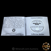 1981 Bunker Hill “Kellogg Tunnel” 1oz Vintage Silver Coin w/ Original Packaging