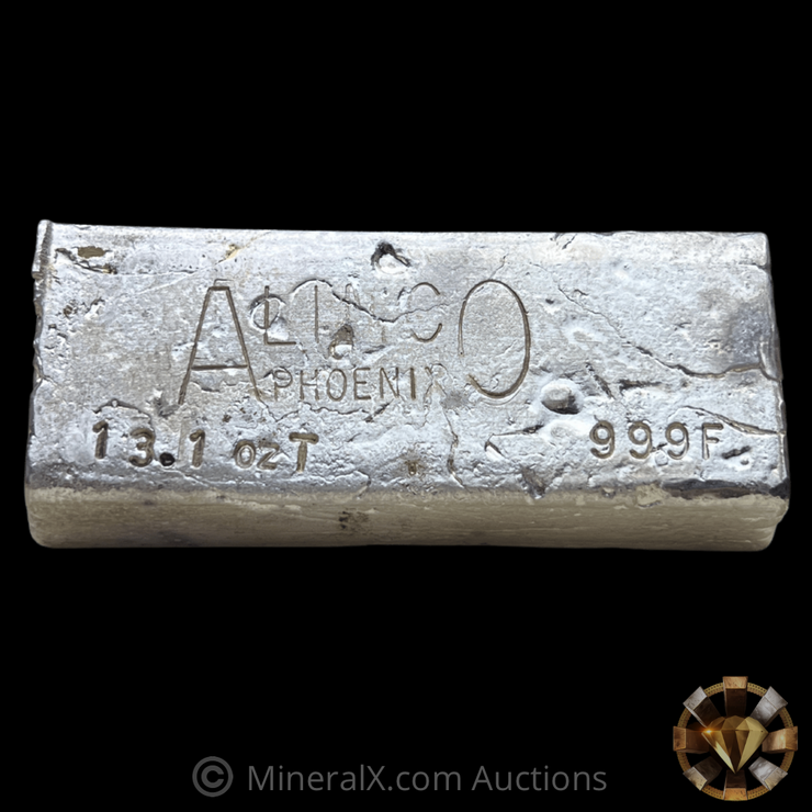 Alimco Phoenix 13.1 Vintage Poured Silver Bar