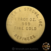 Hoover & Strong Inc Refiners 1oz Vintage Gold Round
