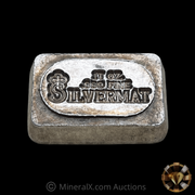 Silvermat 1oz Vintage Poured Silver Bar