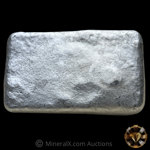 Capital Metals Baltimore MD 9.68oz Vintage Poured Silver Bar – MineralX