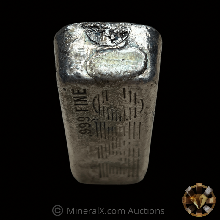Louisville Metals Corp LMC Vintage Poured 10.426oz Silver Bar