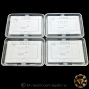 x4 100g Sequential PAMP Fortuna Vintage Silver Bars