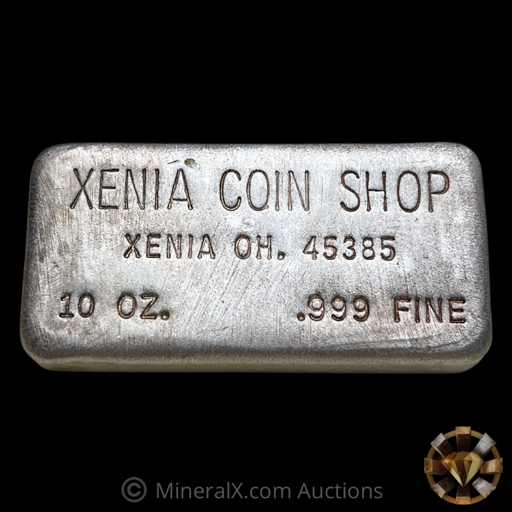 Xenia Coin Shop Vintage Silver Bar