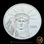 1985 Engelhard MTB Bank 1oz Vintage Liberty Trade Silver Coin