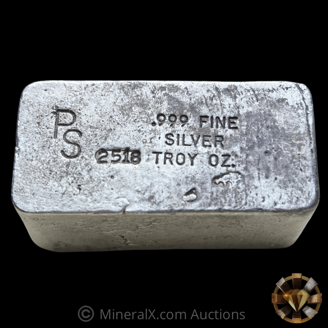 Placer Sierra PS 25.18oz Vintage Poured Silver Bar – MineralX