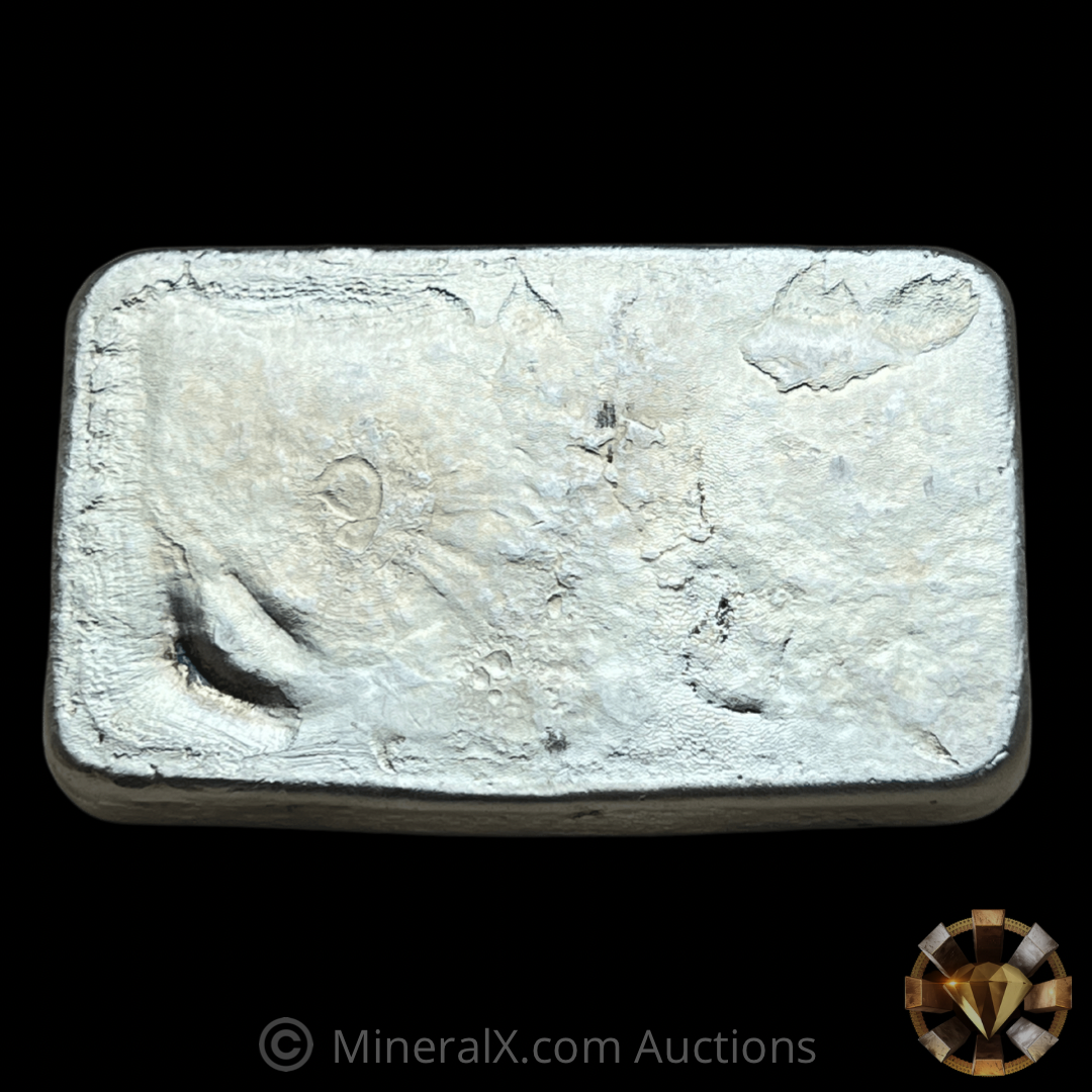Extremely Low Serial W Series Engelhard 10oz Vintage Poured