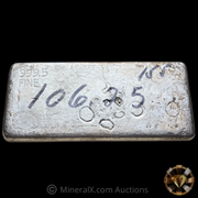 Authentic United States Assay Office At San Francisco 106.25oz Gov Issued Vintage Poured Silver Assay Bar