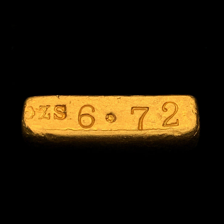 Authentic New York Assay Office of 1959 6.72 toz Vintage Gold Bar