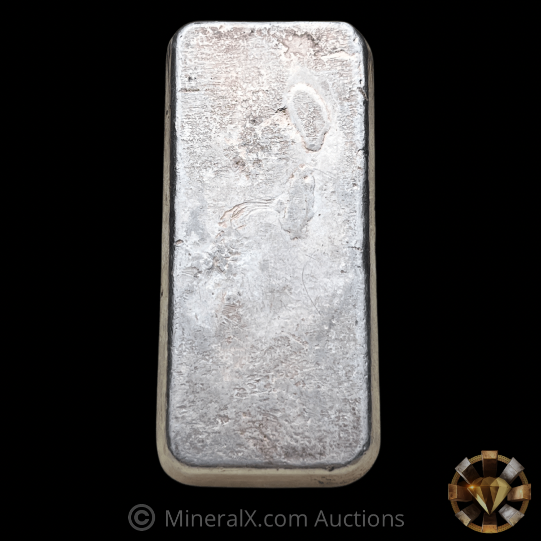 10oz Johnson Matthey JM London Refiners Melters Vintage Poured